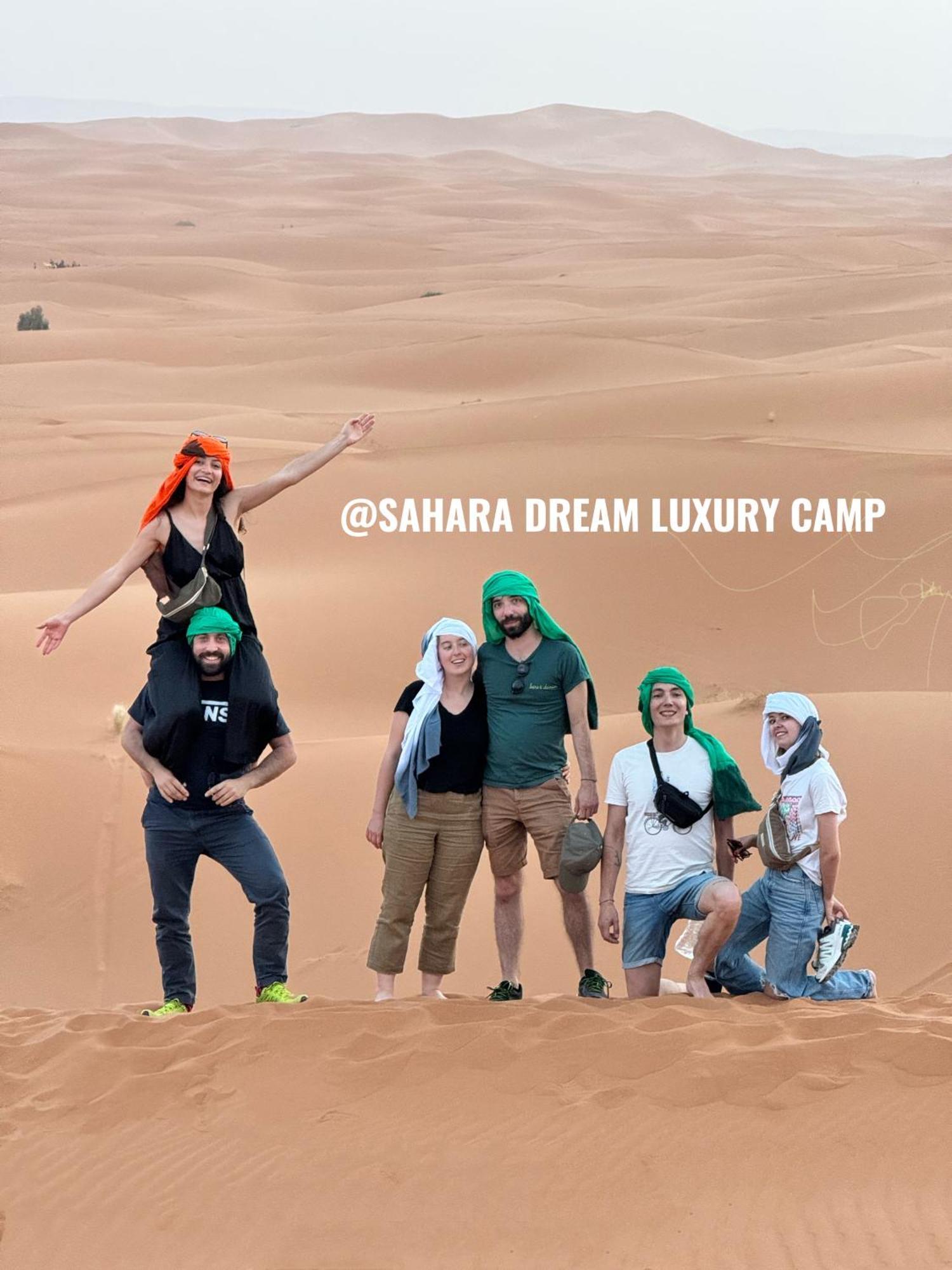 Sahara Dream Luxury Camp Hotel เมอร์ซูกา ภายนอก รูปภาพ